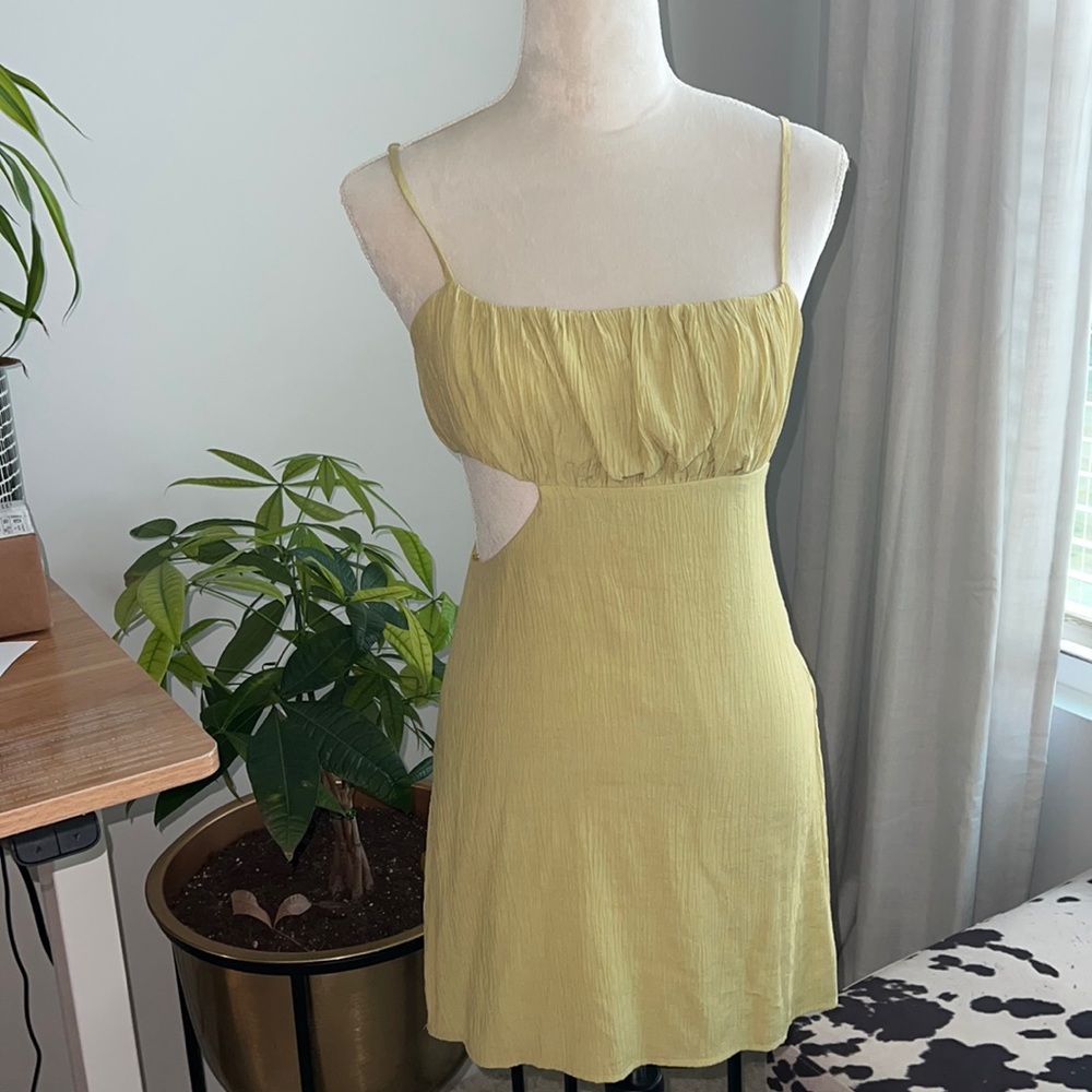 Green summer dress